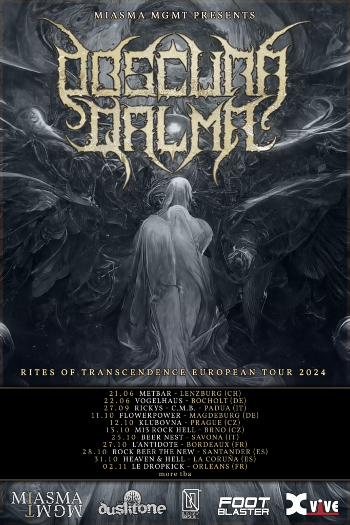 Obscura-Qalma-Rites of Transcendence-european tour 2024